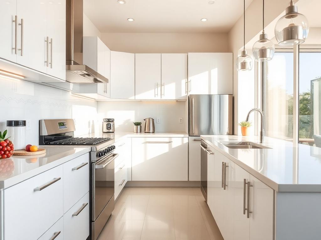 Sparkling clean kitchen